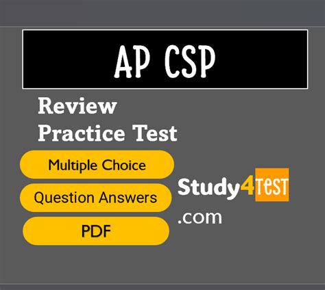 ap csp exam practice tests