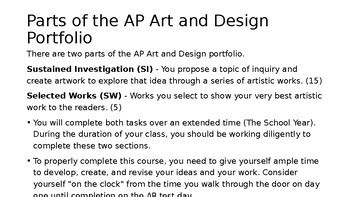 ap portfolio examples 2023