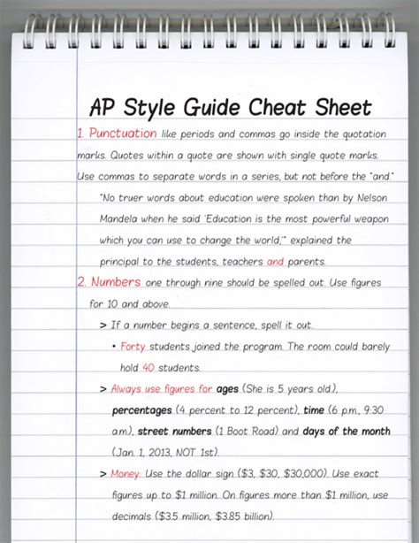 ap style writing examples pdf
