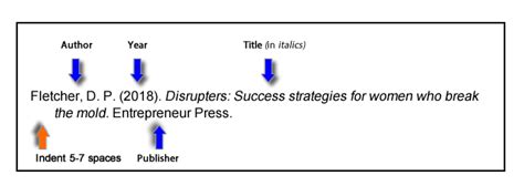apa 7 format for book reference