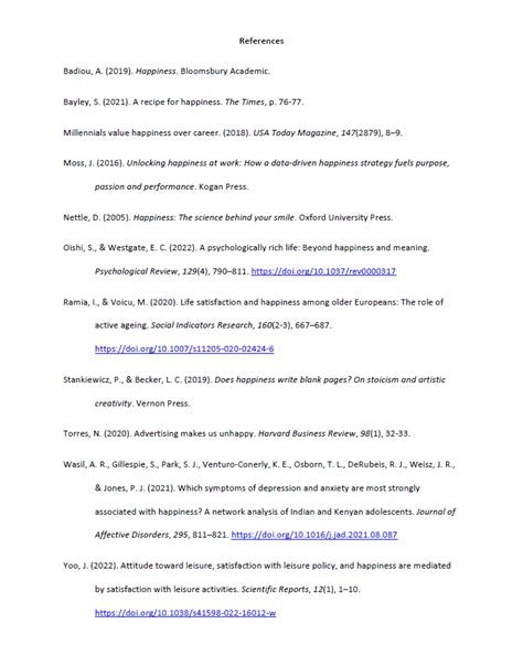 apa 7th edition example reference list