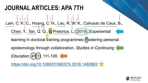 apa 7th edition journal article reference list example