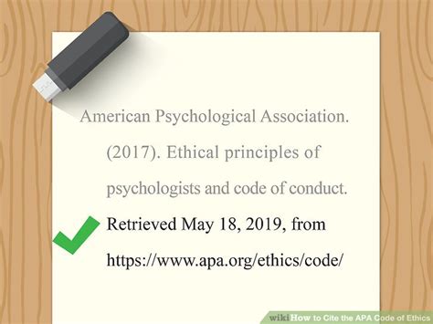 apa citation code of ethics for nurses