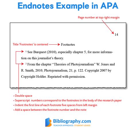 apa citation example end of paper