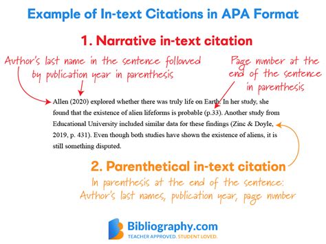 apa reference in text citation example