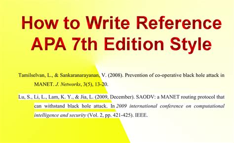 apa referencing style example 7th edition