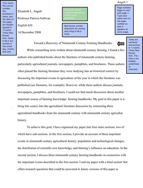 apa writing format example