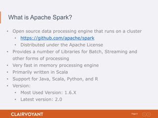 apache spark is primarily used for