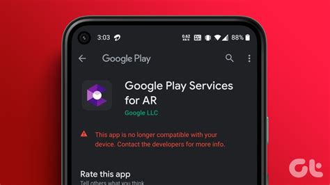 app not compatible with android version