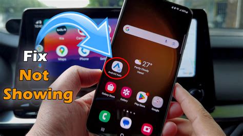 app not showing in android auto