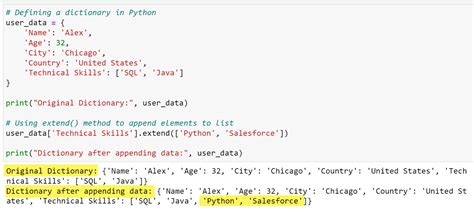 append multiple keys to dictionary python