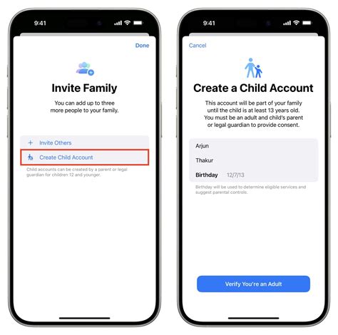 apple child account can't delete apps