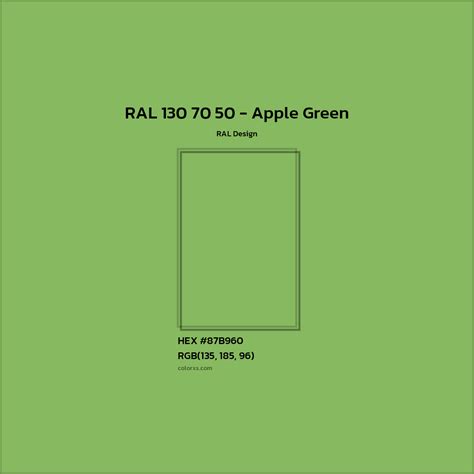 apple green ral code