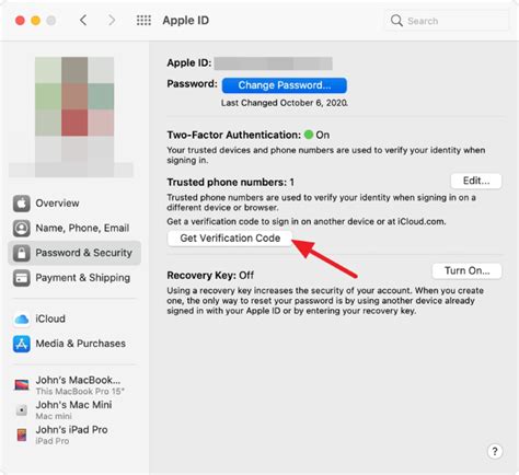 apple id verification code not working on mac