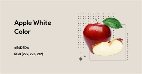 apple white colour code