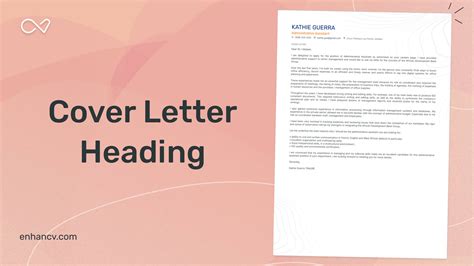 application letter header example