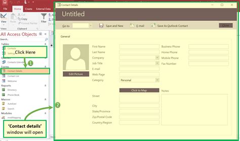 application of ms access