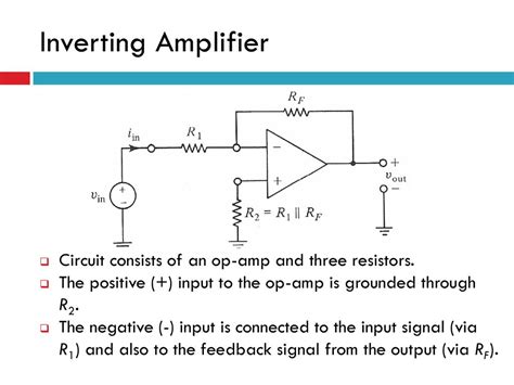 applications of inverting amplifier