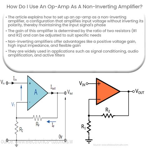 applications of non inverting amplifier