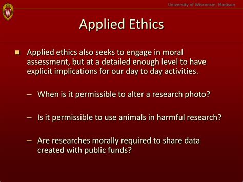 applied ethics example situation