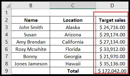 apply currency format in excel shortcut