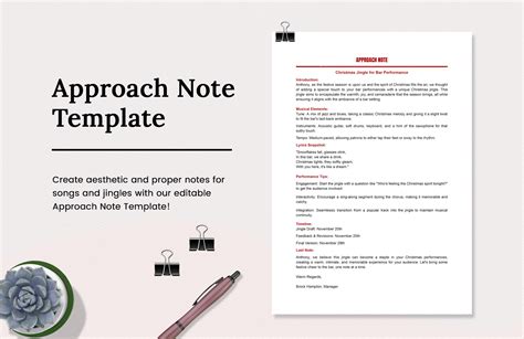 approach document template word
