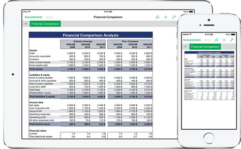 apps for excel spreadsheet