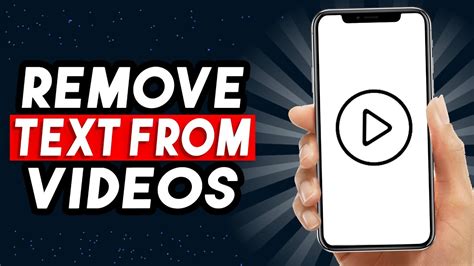 apps to remove text from video