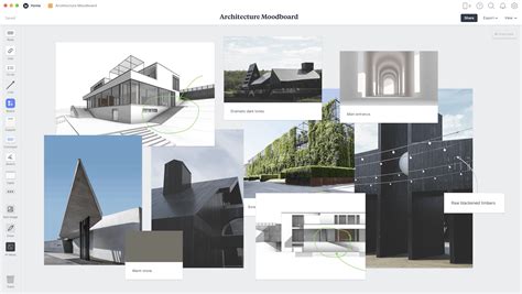 architectural mood board examples