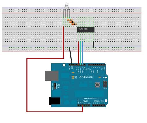arduino rgb led strip rainbow code