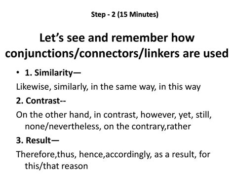 are linkers and conjunctions same