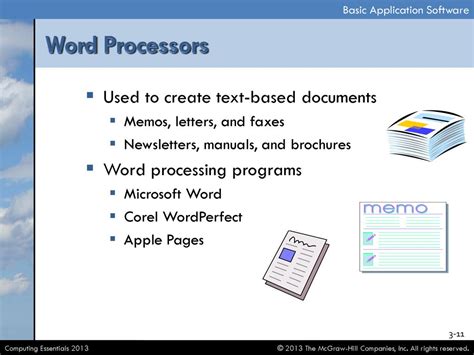are used to create text-based documents