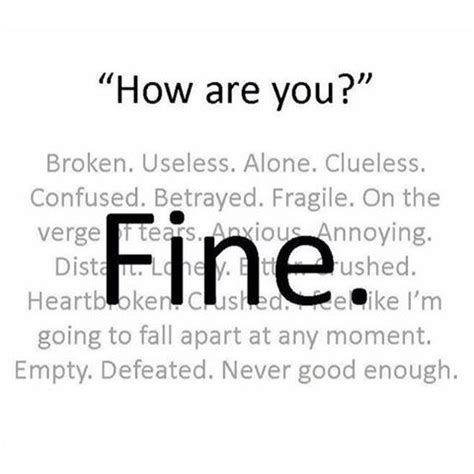 Are You Fine