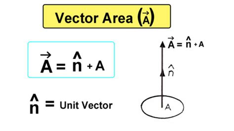 area vector formula in physics