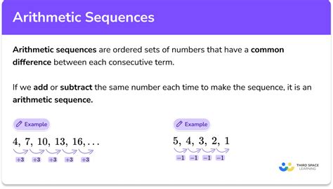 arithmetic sequence guide