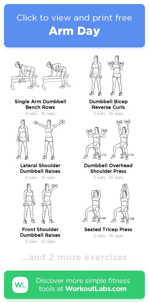 arm day exercise routine