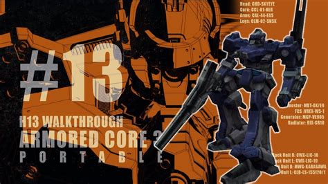 Armored Core 3 Portable Walkthrough
