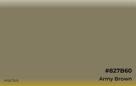 army brown color code