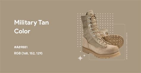 army desert tan color code