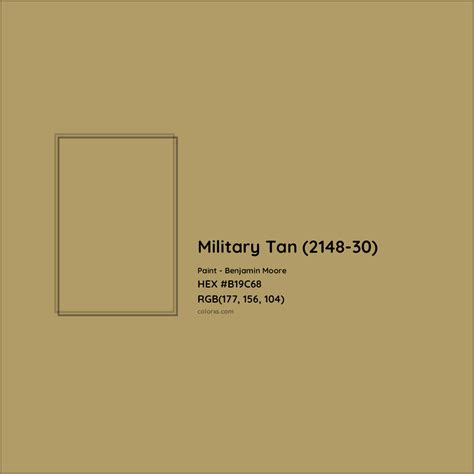 army tan color code