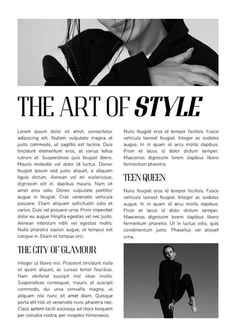article layout example
