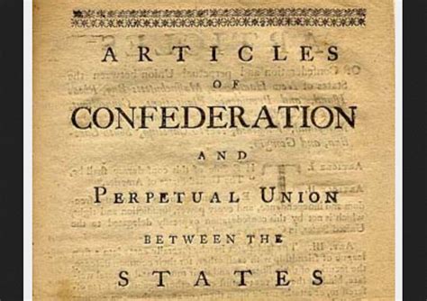 articles of confederation in a sentence examples