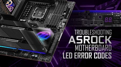 asrock error codes list