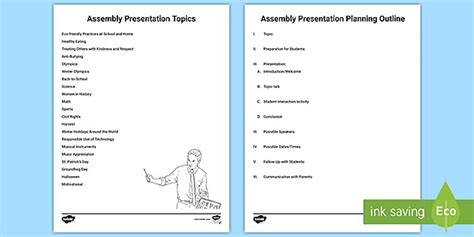 assembly presentation topics for grade 9