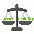assets and liabilities icon
