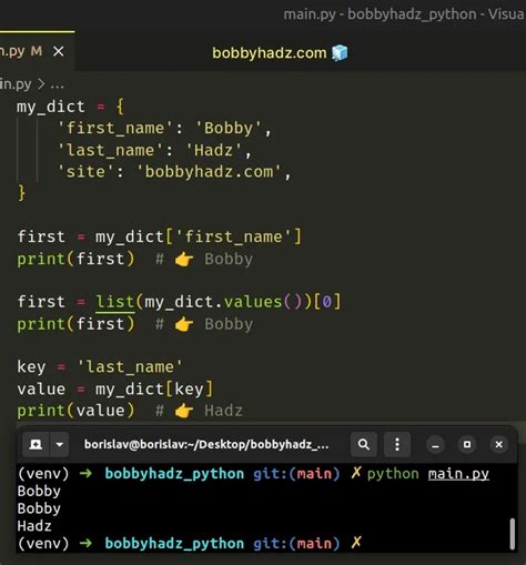 assign value to dictionary python