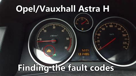 astra h fault codes list