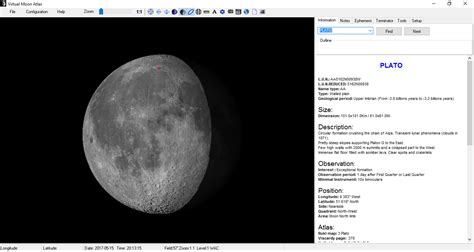 astronomy software moon calculation