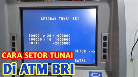 atm bri setor tunai