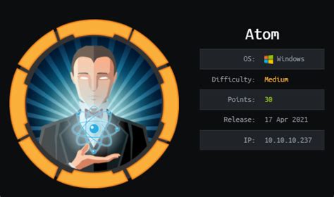 Atom Hackthebox Walkthrough